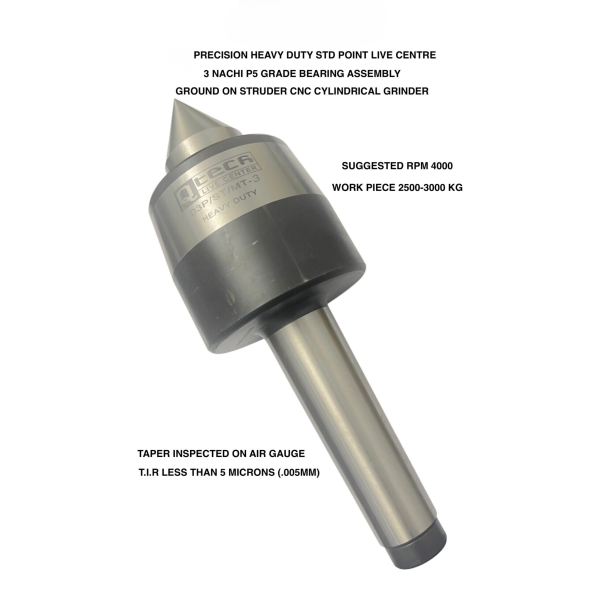 Qtech 4MT Heavy Duty Precision Revolving Centre QT/03P/ST/MT-4 HD
